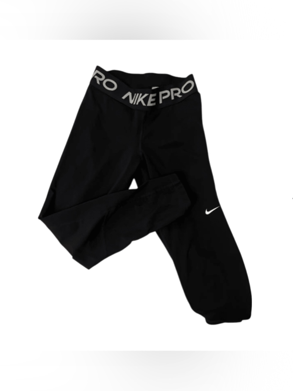 Nike Black Kids Performance Leggings with Branded Waistband